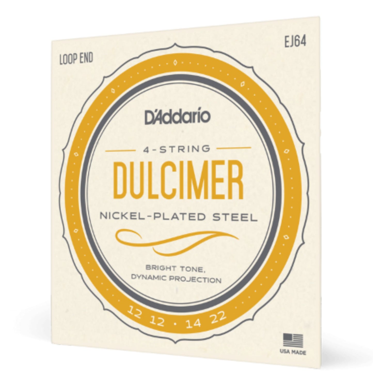 Daddario 4 String Dulcimer Strings (12-22)