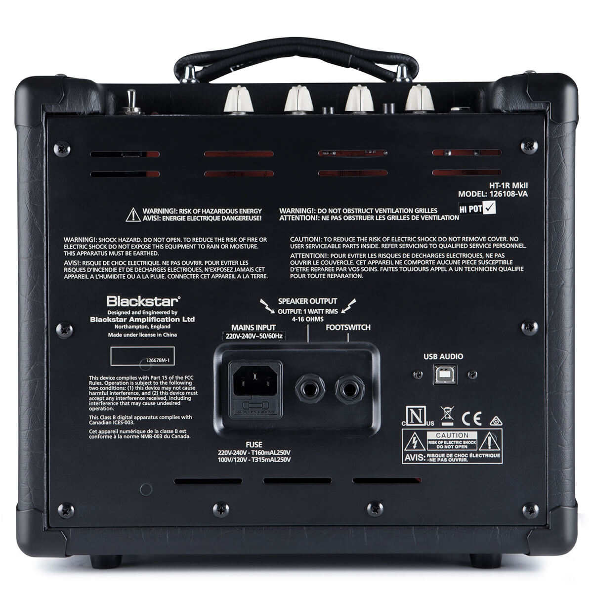 Blackstar HT-1R 1 Watt Valve Guitar Amplifier