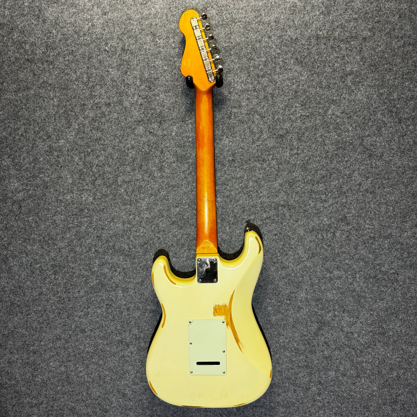 Vintage V6 Icon Series S Type Guitar White Relic