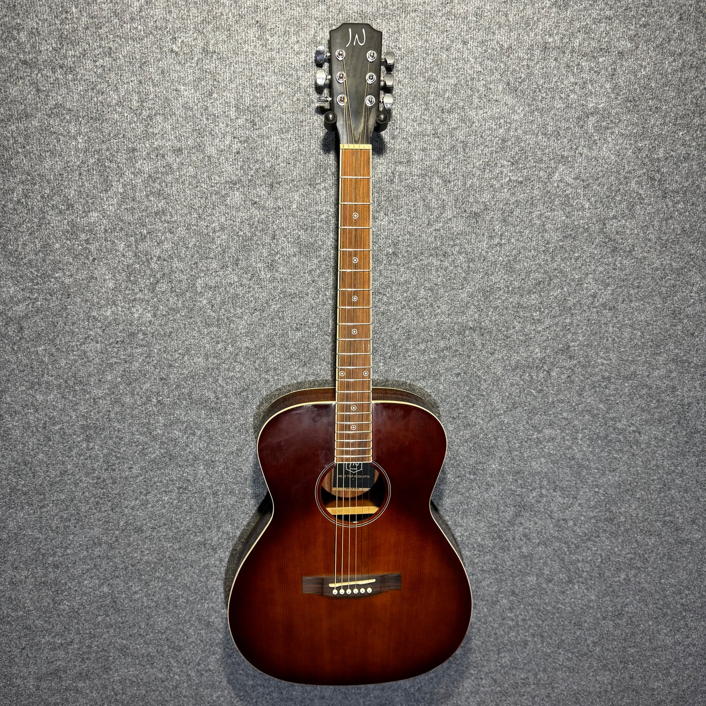 James Neligan Bessie Acoustic Guitar Cherry Burst