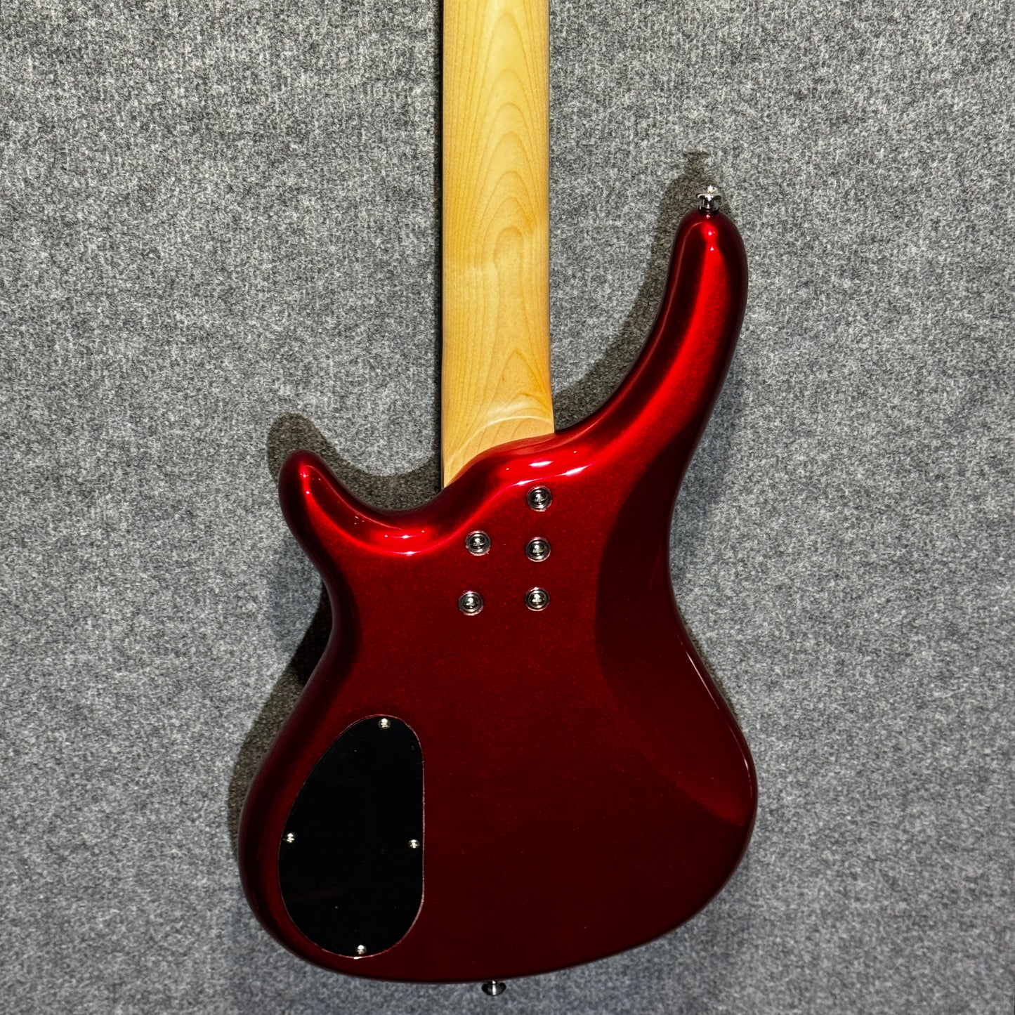 Chord PJ Style Bass Guitar Metallic Red