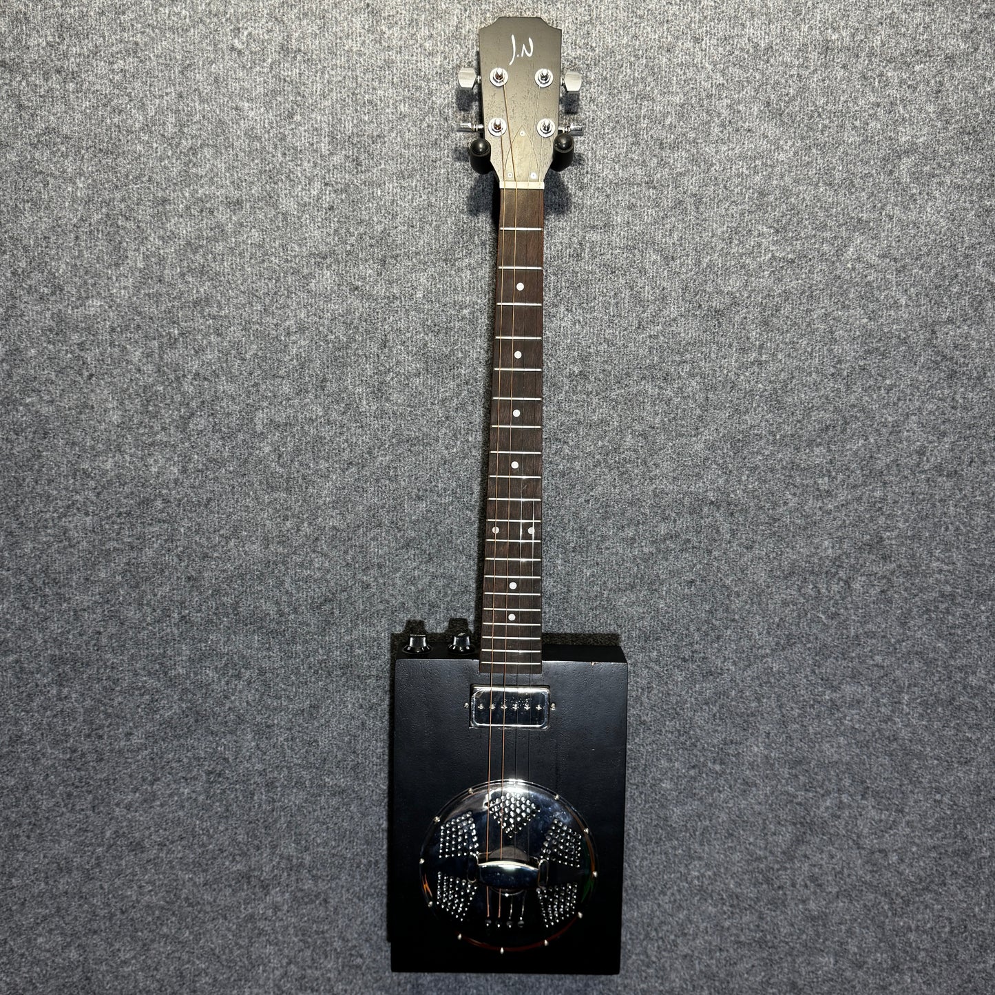 James Neligan Cigar Box Resonator Guitar