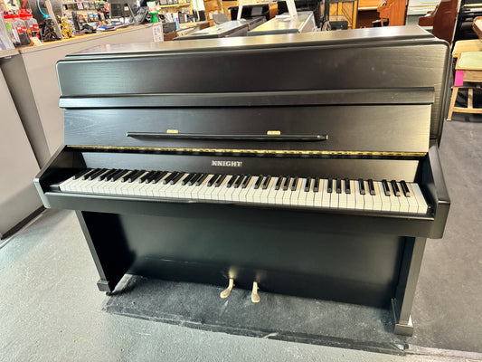 Knight Upright Piano with Resprayed Black Case