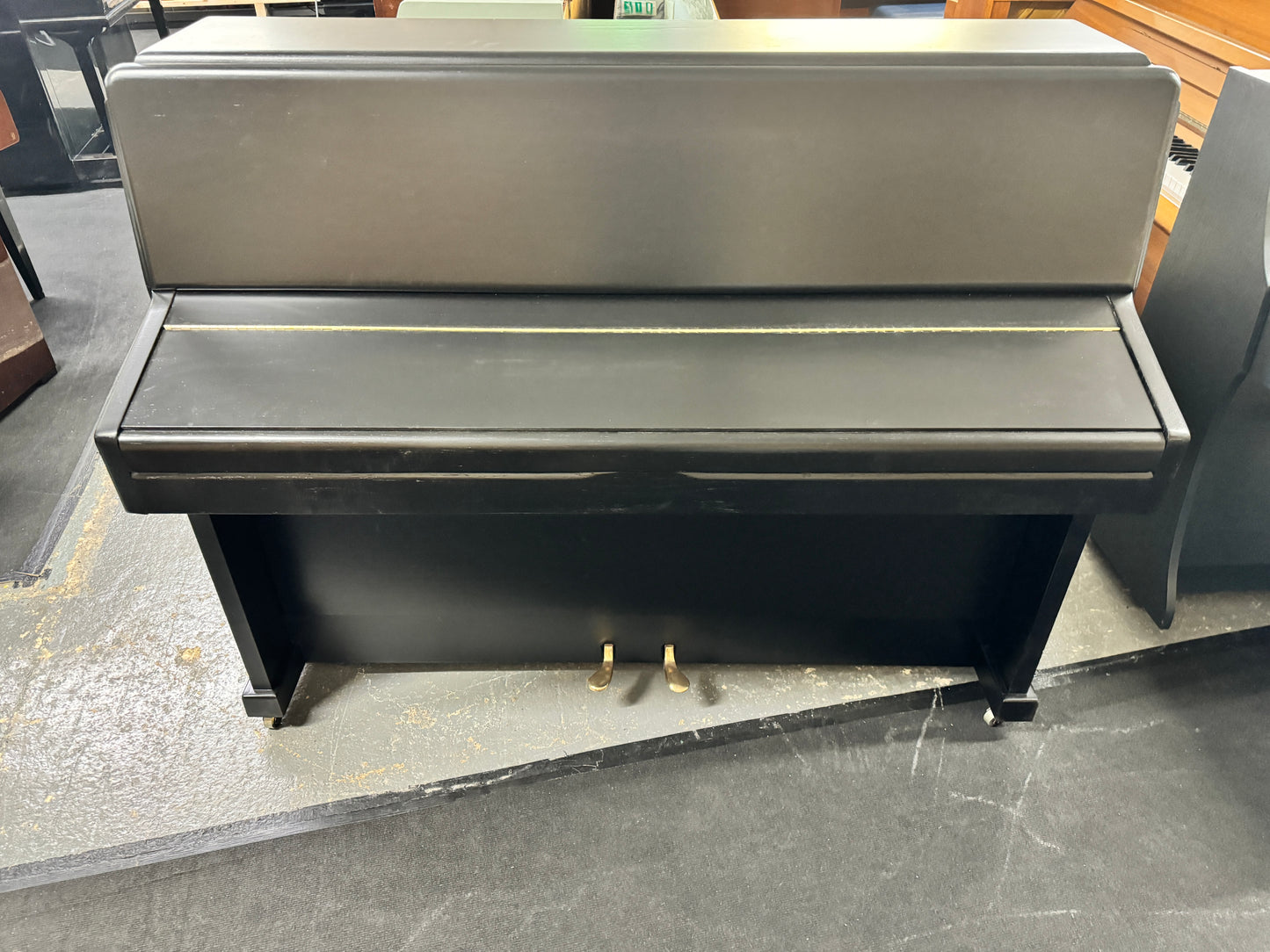 Knight Upright Piano Black Resprayed Case