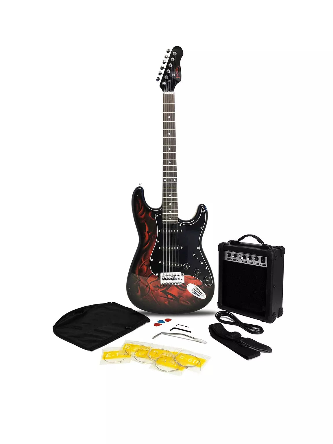 Rockjam Jaxville 'Demon Guitar Package'