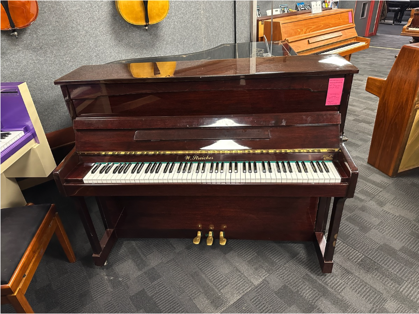 W. Streicher Upright Piano