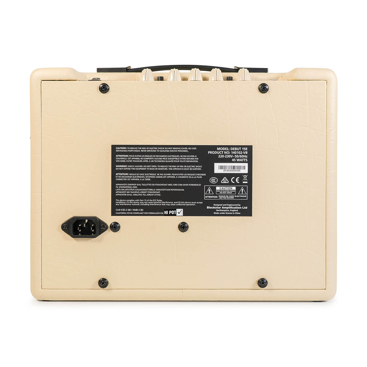 Blackstar Debut 15 Watt Guitar Amplifer Cream & Oxblood