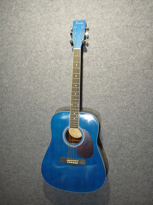 Koda Dreadnought Blue Acoustic