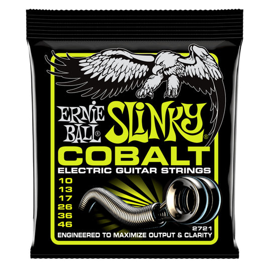 Ernie Ball Slinky Cobalt Electric Guitar Strings (10-46)