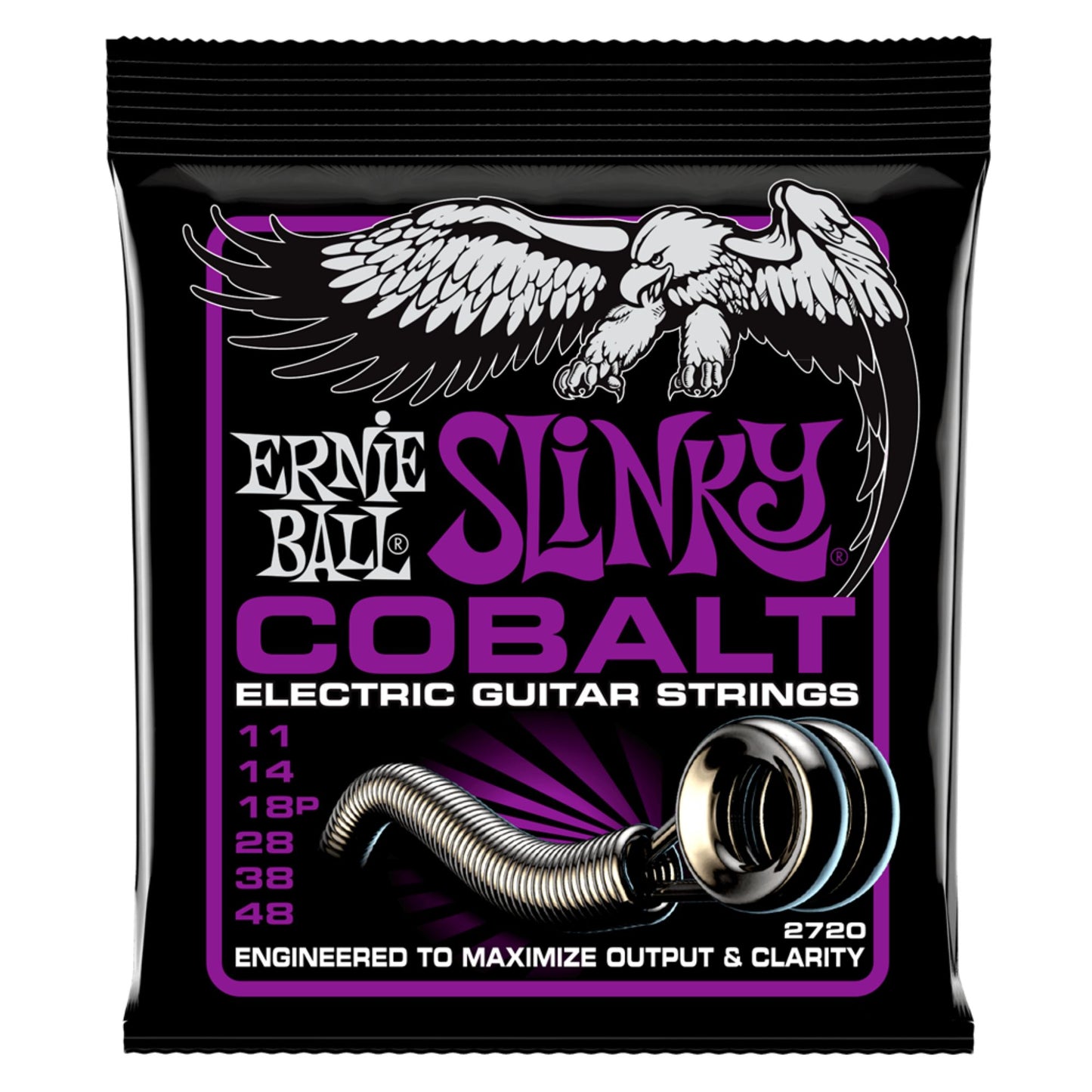 Ernie Ball Slinky Cobalt Electric Guitar Strings (11-48)