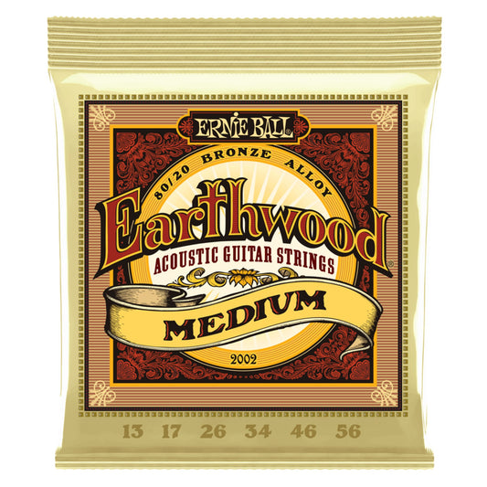 Ernie Ball Earthwood 80/20 Acoustic Guitar Strings (13-56)