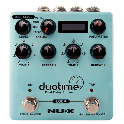 NUX Duo Time Delay Guitar Effects Pedal