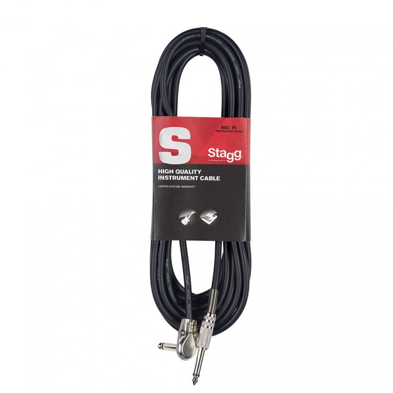 Stagg High Quality Instrument Cable 6M Angled