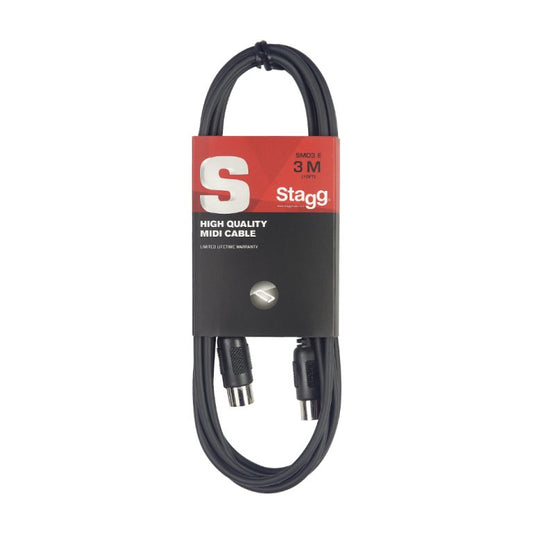 Stagg High Quality MIDI Cable 3M