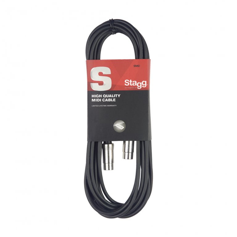 Stagg High Quality MIDI Cable 1M