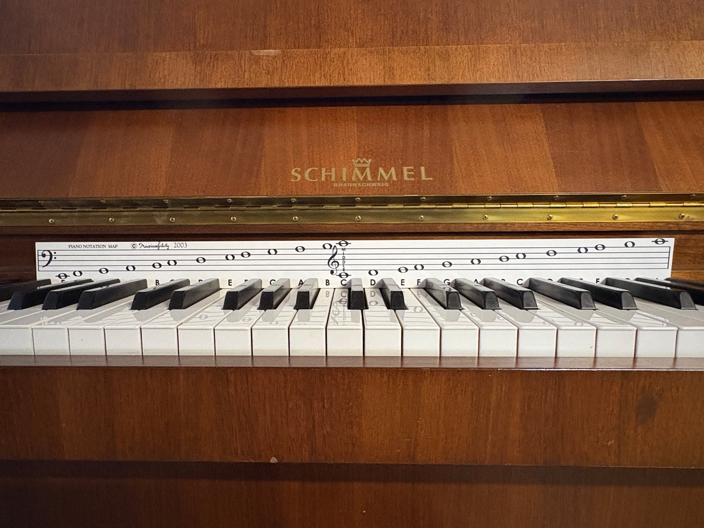 Musicability Piano Notation Map