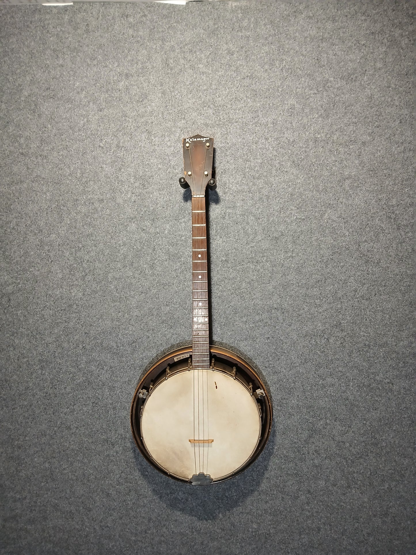 Gibson Kalamazoo Tenor Banjo Rare 1930's Gibson Built Banjo