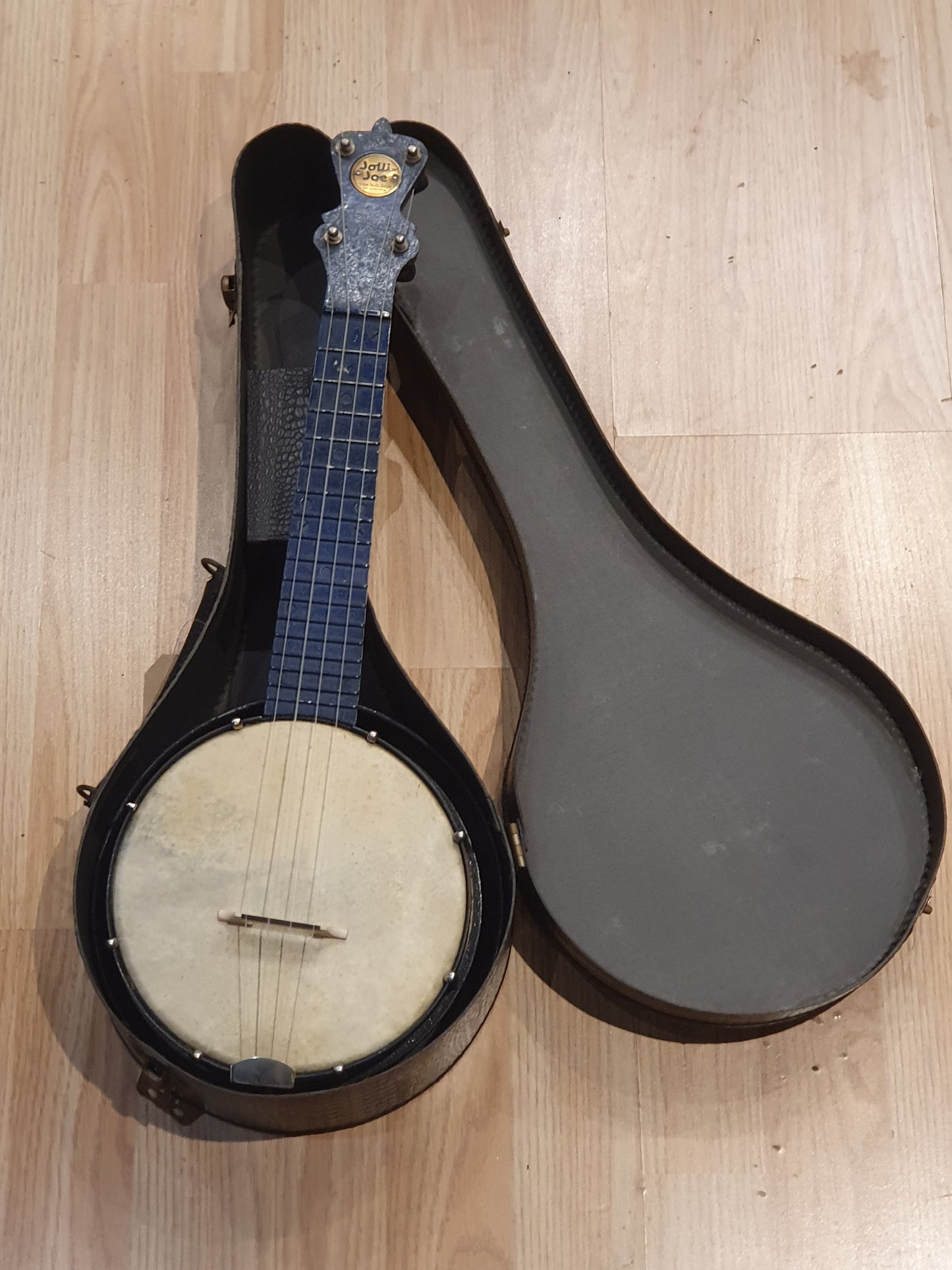 "Jolli Joe" Vintage 30s Metal Banjo Ukulele
