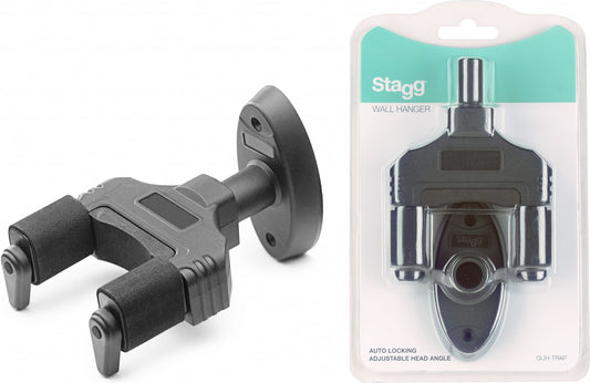 STAGG GUITAR WALL HANGER W/LOCK.SYS.
