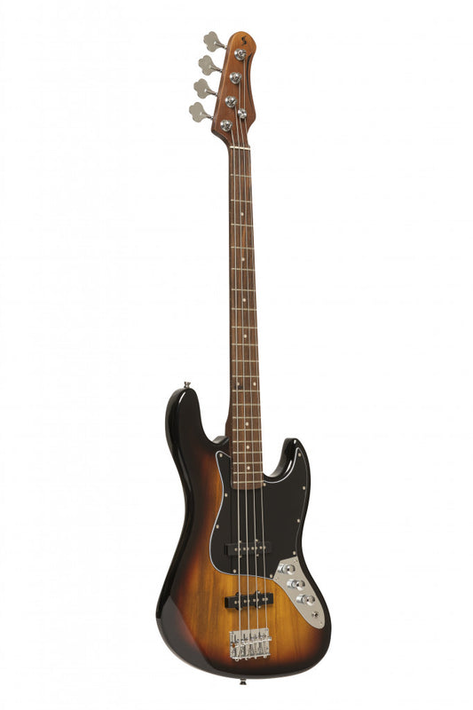 Stagg SBJ-30 SNB Jazz Bass Guitar Sunburst