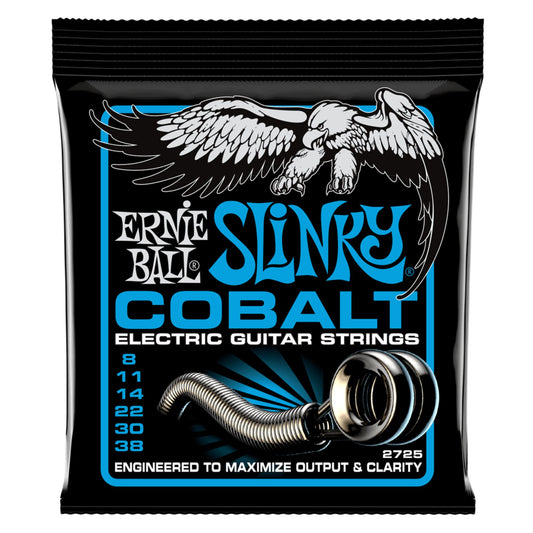 Ernie Ball Slinky Cobalt Electric Guitar Strings (8-38)