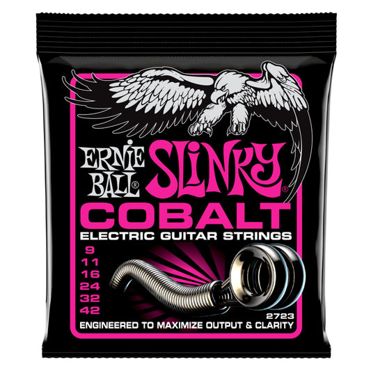 Ernie Ball Slinky Cobalt Electric Guitar Strings (9-42)