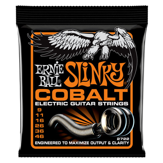 Ernie Ball Slinky Cobalt Electric Guitar Strings (9-46)