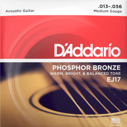 Daddario Phosphor Bronze Acoustic Guitar Strings (13-56)