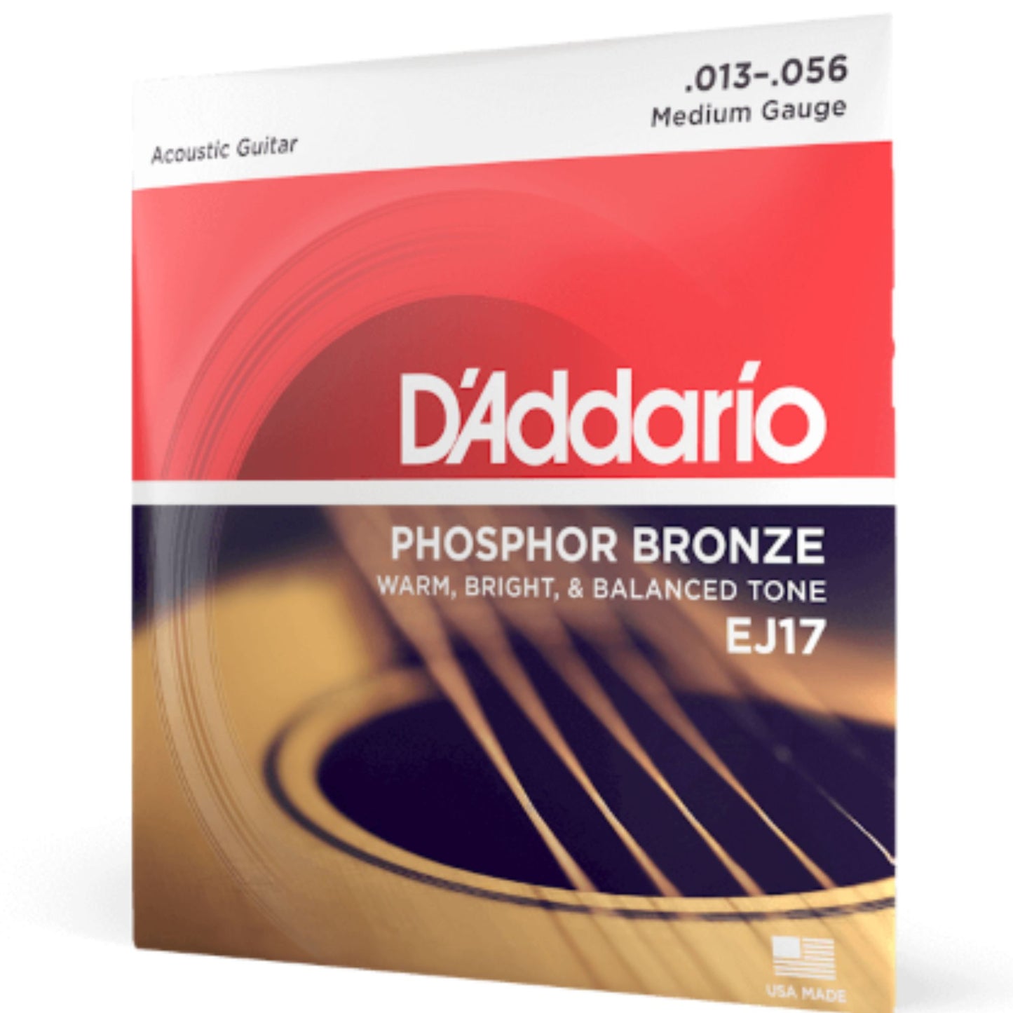 Daddario Phosphor Bronze Acoustic Guitar Strings (13-56)