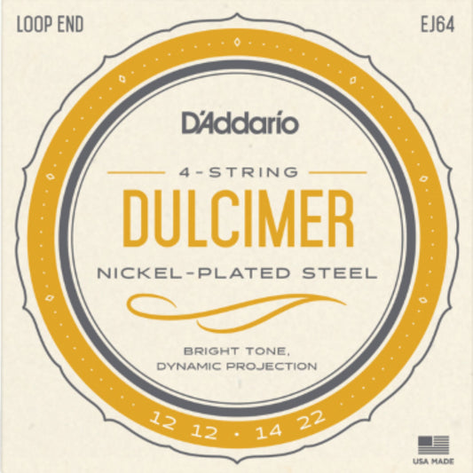 Daddario 4 String Dulcimer Strings (12-22)