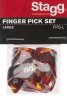Stagg FPS-L plastic thumb & finger picks