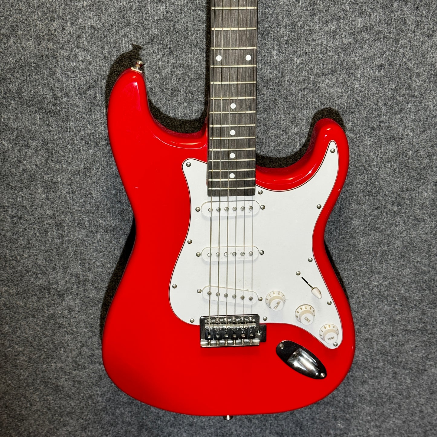 Rockjam S Type Electric Guitar Red