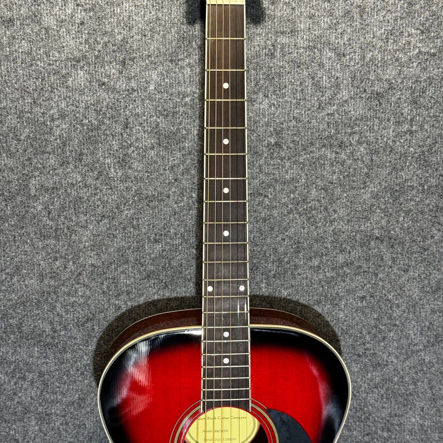 Adam Black O2 Acoustic Guitar Red