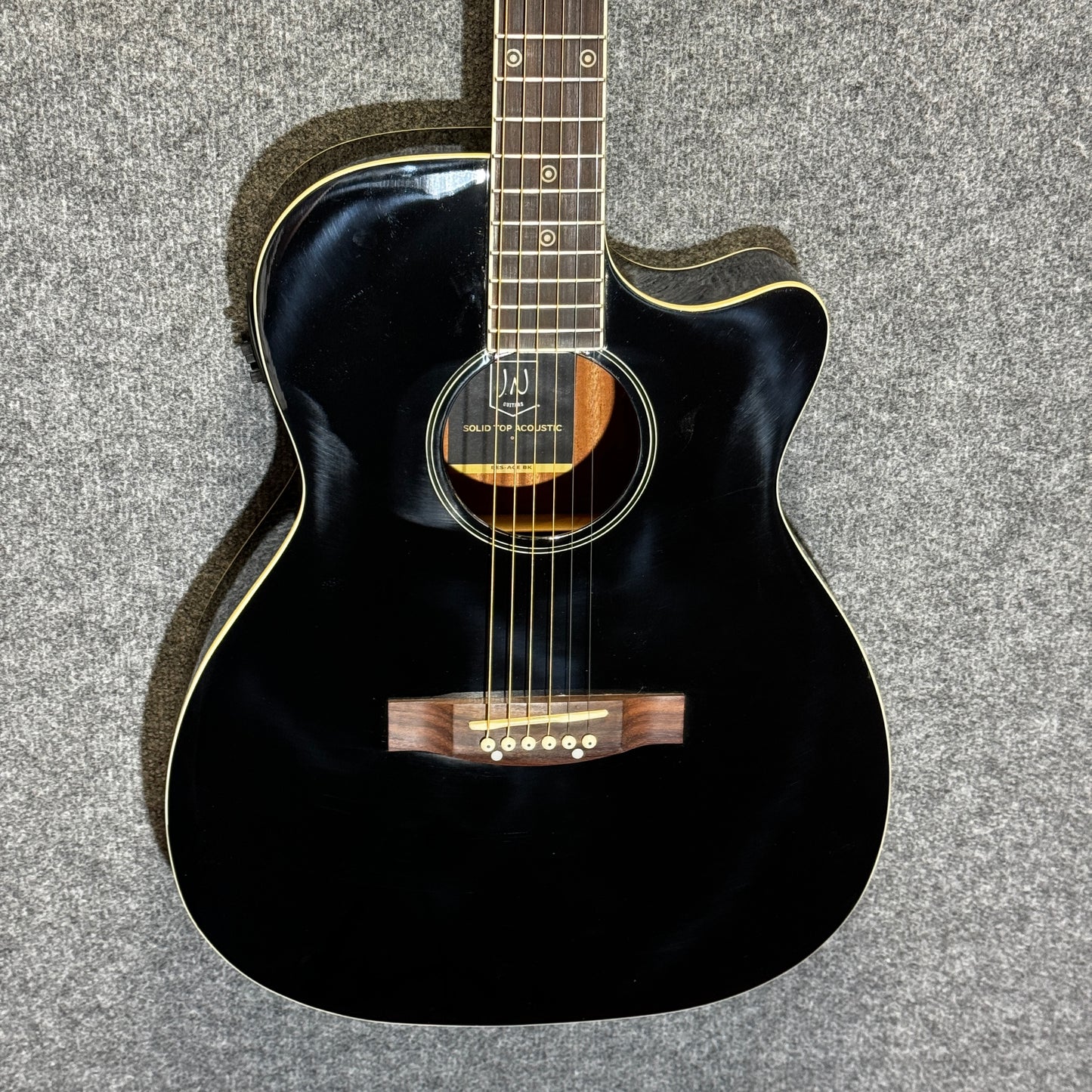 James Neligan Bessie Electro Acoustic Guitar Black