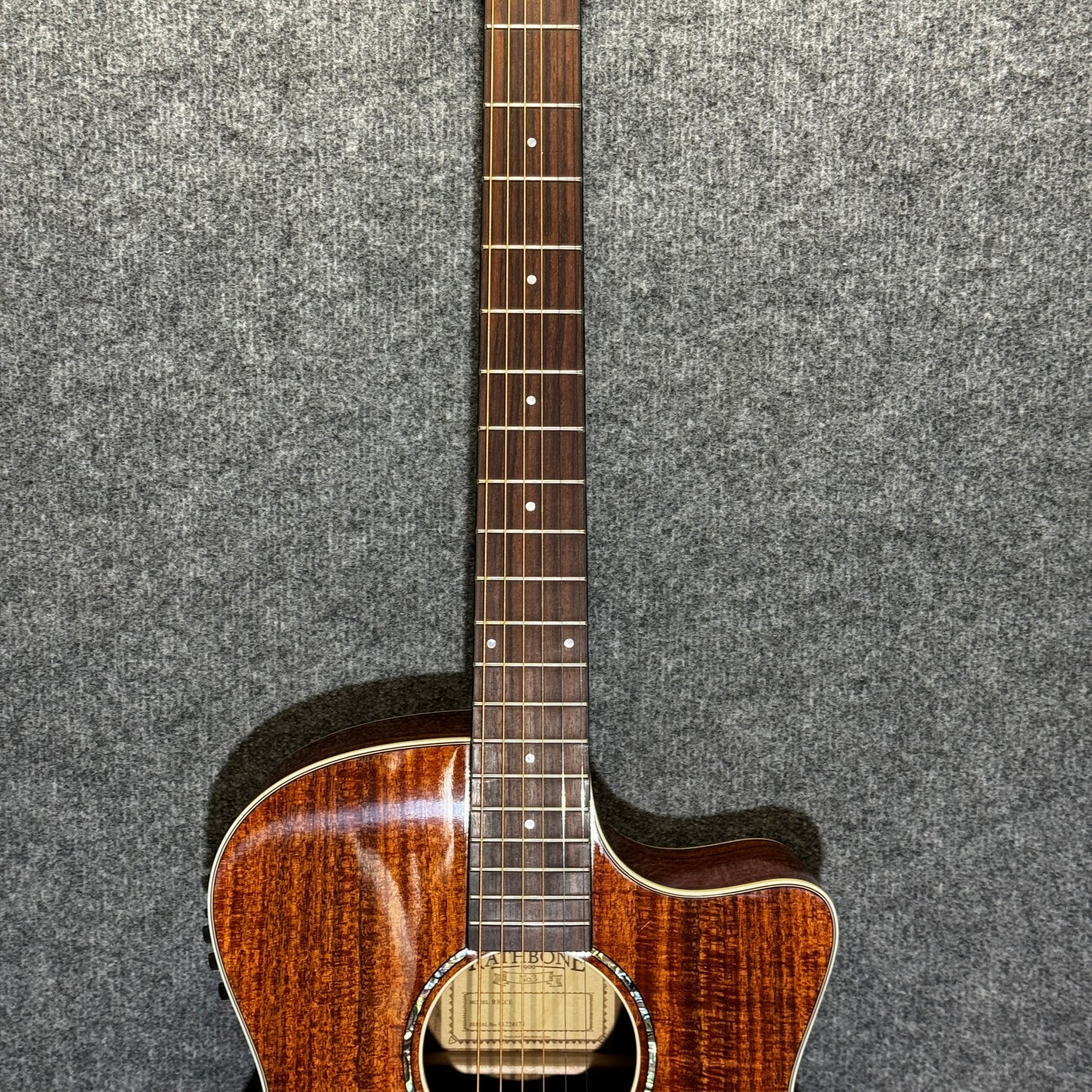 Rathbone No.3 Electro Acoustic Guitar Koa