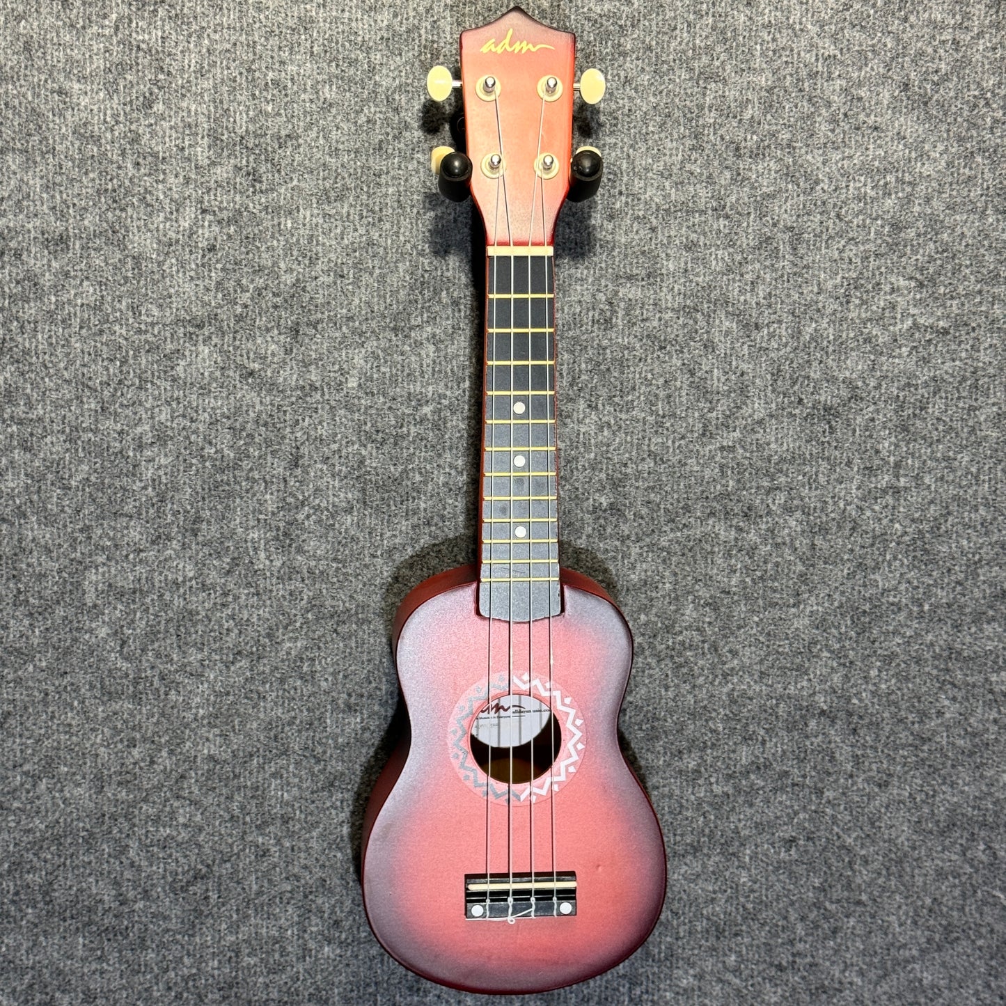 ADM Soprano Ukulele Red