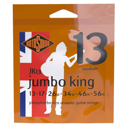 Rotosound JK13 Jumbo King Acoustic Guitar Strings (13-56)