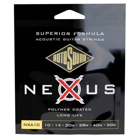 Rotosound Nexus Acoustic Guitar Strings NXA10 (10-50)