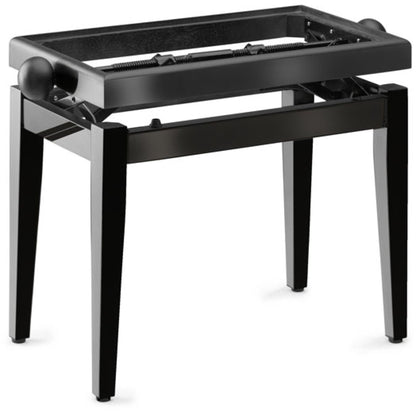 Stagg Adustable Piano Bench Black Gloss