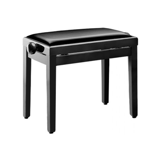 Stagg Adustable Piano Bench Black Gloss