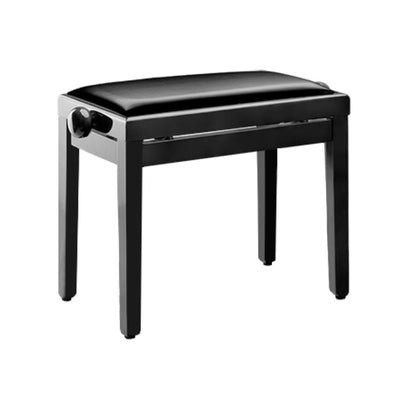 Stagg Adustable Piano Bench Black Gloss