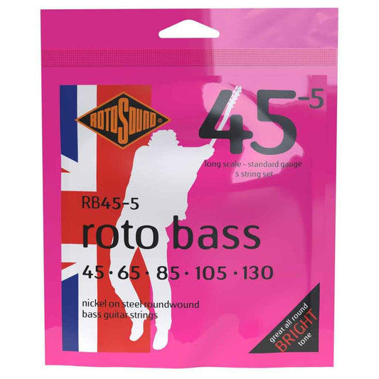 Rotosound RB45-5 Bass Strings (45-130)