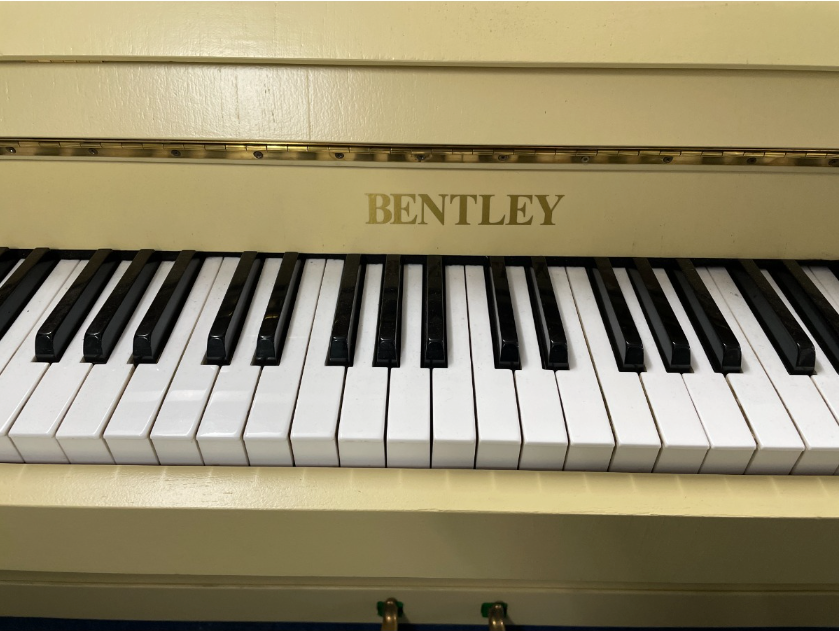Bentley Upright Piano in Farrow & Ball Hay