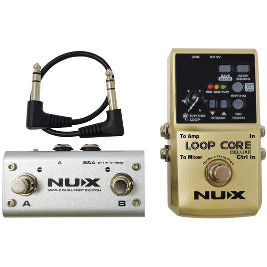 NUX Loop Core Bundle Guitar Looper Effects Pedal