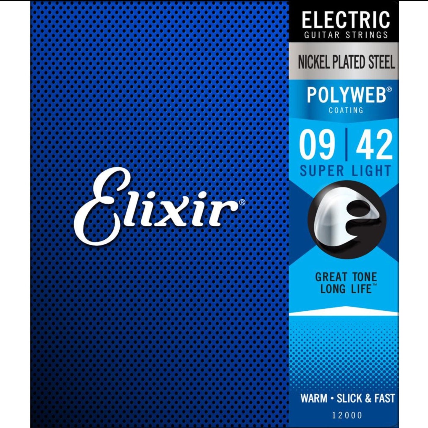 Elixir Nickel Polyweb Super Light 9-42 Electric Guitar Strings