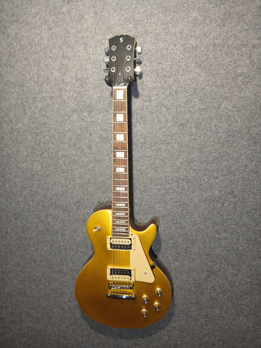 Stagg Silveray LP Style Gold Top Electric